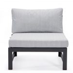 Cheltenham Aluminium 8 Seater U Shaped Sofa Set without Fire Pit Table - Image 11