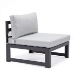 Cheltenham Aluminium 8 Seater U Shaped Sofa Set without Fire Pit Table - Image 12
