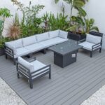 Cheltenham Aluminium 6 Seater Sofa Set Without Firepit - Image 2